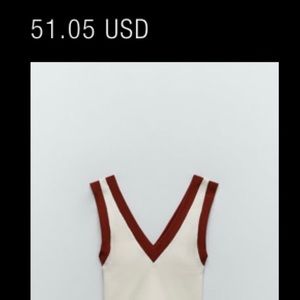 Zara tank top